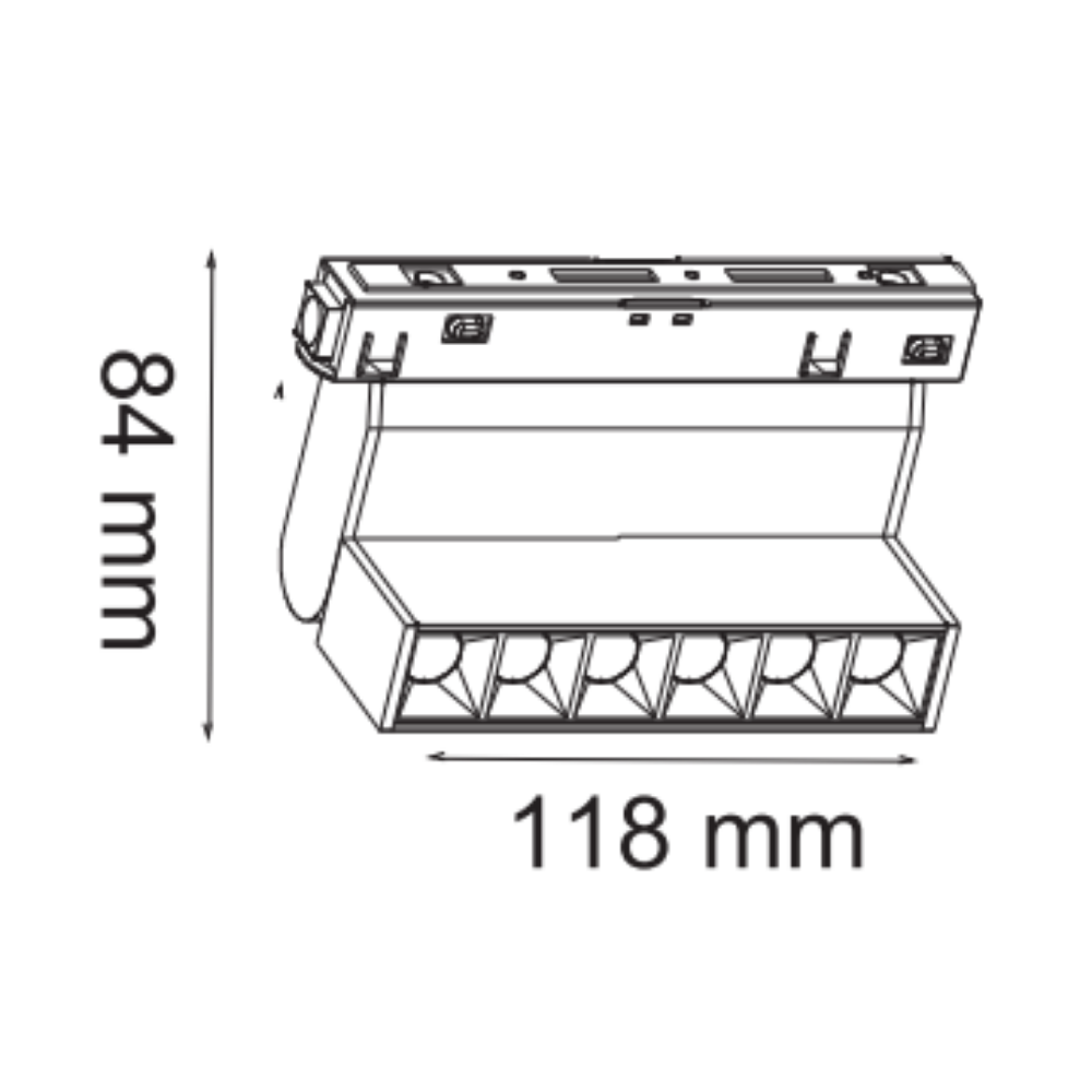 TC-TH SERİSİ 6W HAREKETLİ H.POWER ARMATÜR
