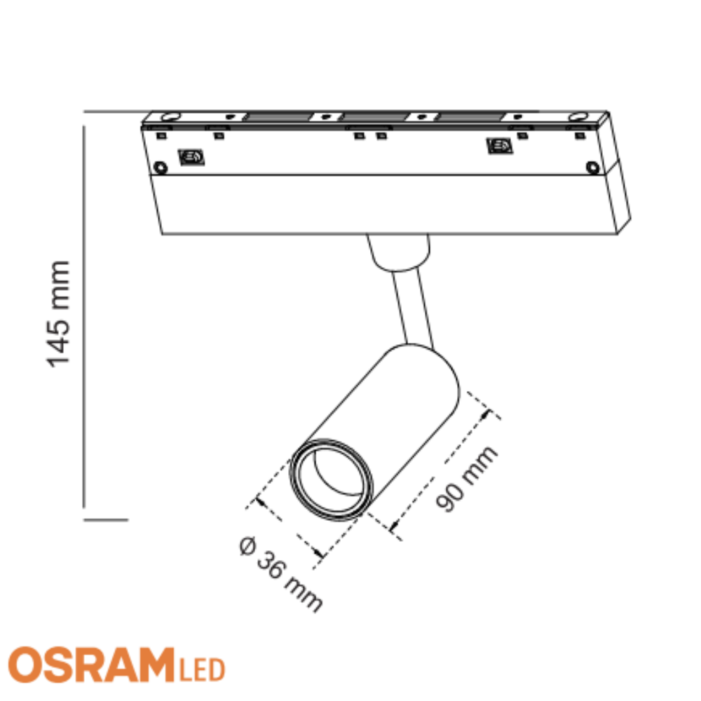 ULTRA MAGNET 7W SLİKA RAY SPOT HARAKETLİ